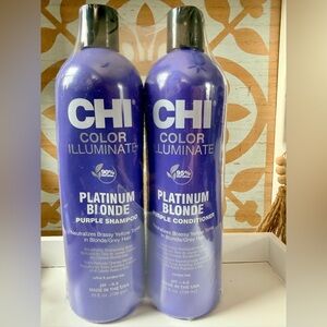 CHI Color Illuminate Purple Shampoo and Conditioner Set